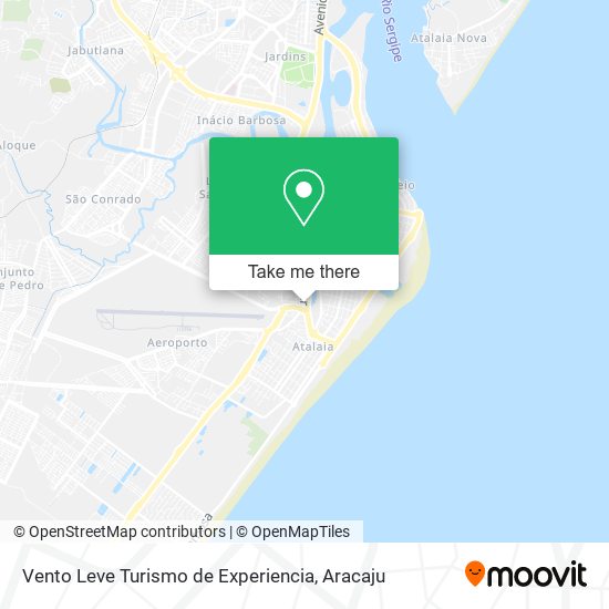 Mapa Vento Leve Turismo de Experiencia