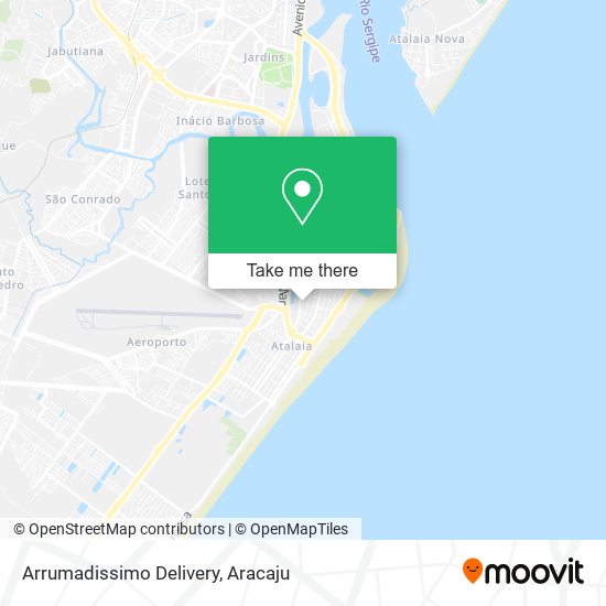 Arrumadissimo Delivery map