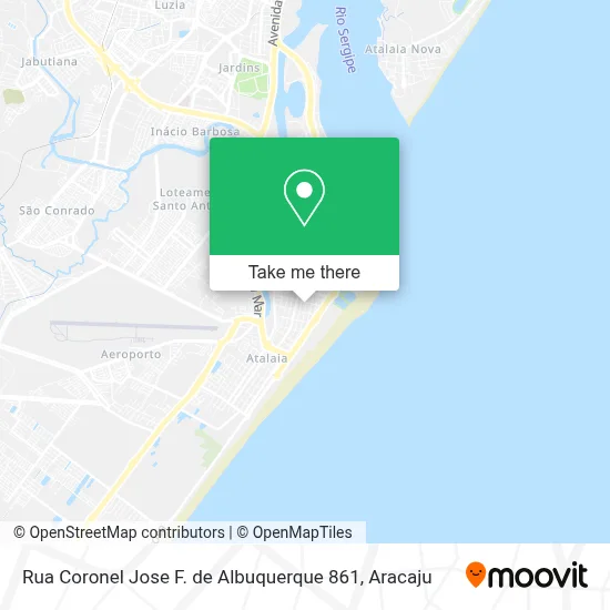 Rua Coronel Jose F. de Albuquerque 861 map