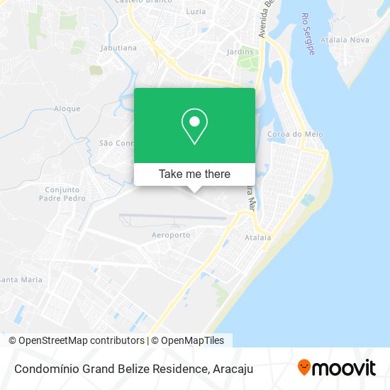 Condomínio Grand Belize Residence map