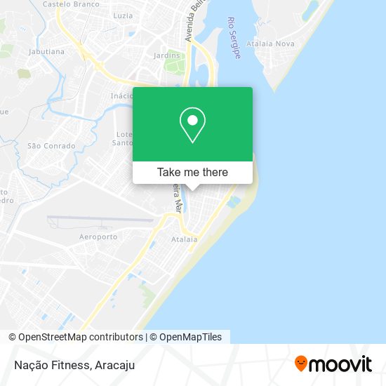 Nação Fitness map