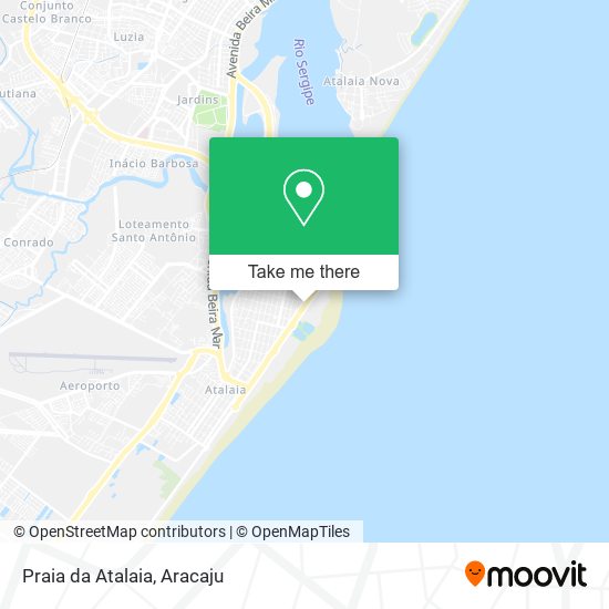 Praia da Atalaia map