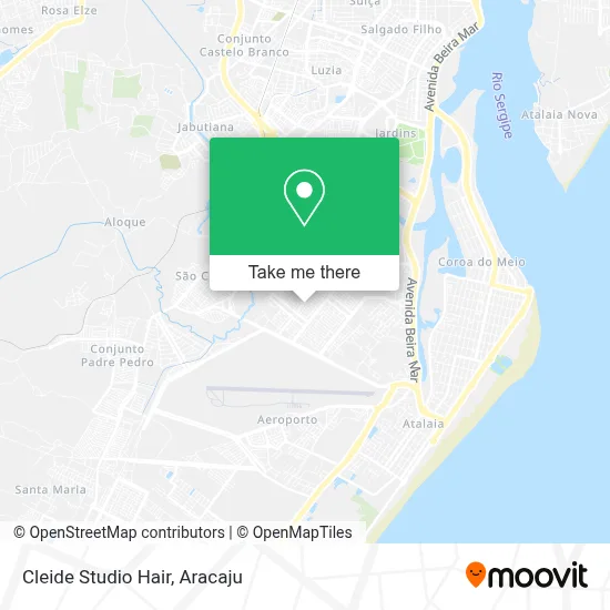 Cleide Studio Hair map