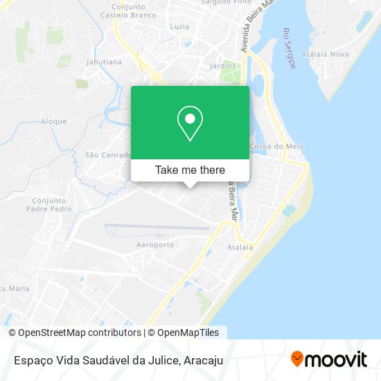 Espaço Vida Saudável da Julice map