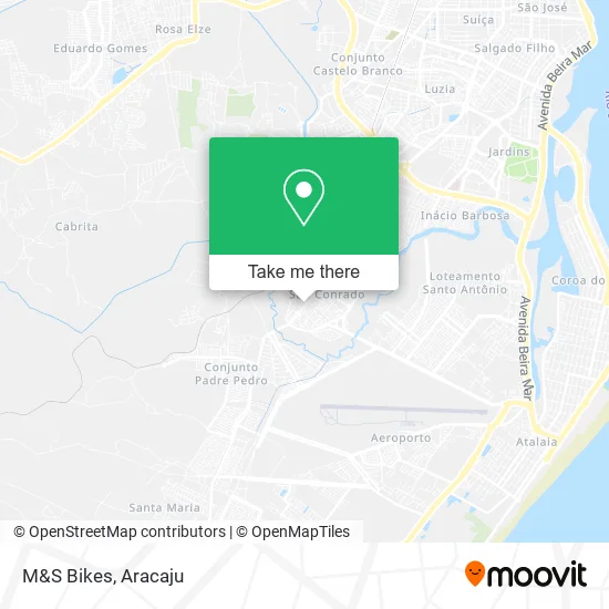 M&S Bikes map