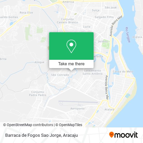 Mapa Barraca de Fogos Sao Jorge