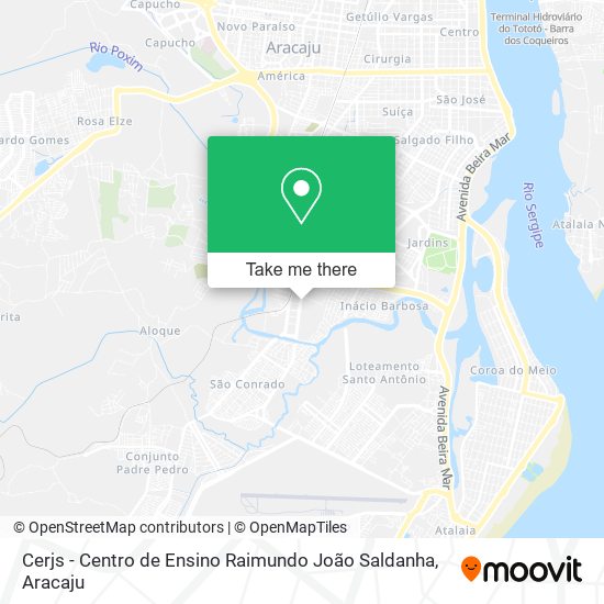 Mapa Cerjs - Centro de Ensino Raimundo João Saldanha