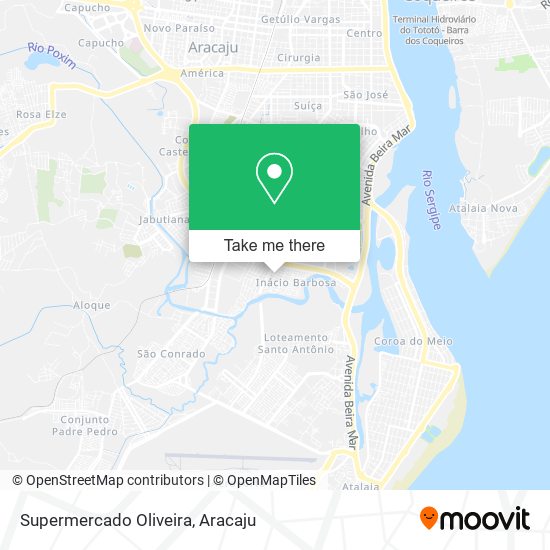 Mapa Supermercado Oliveira