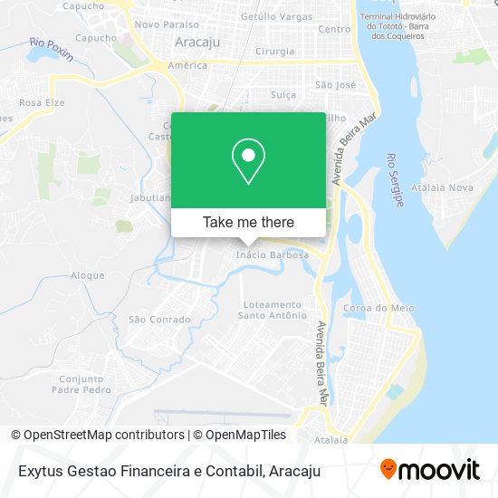 Mapa Exytus Gestao Financeira e Contabil