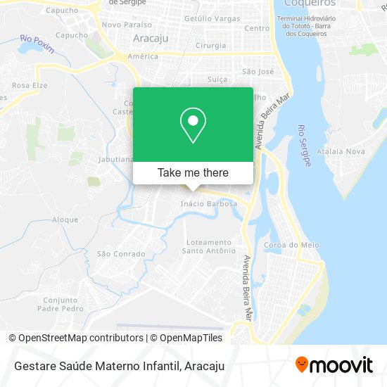 Gestare Saúde Materno Infantil map