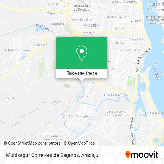 Multisegur Corretora de Seguros map