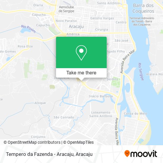 Tempero da Fazenda - Aracaju map