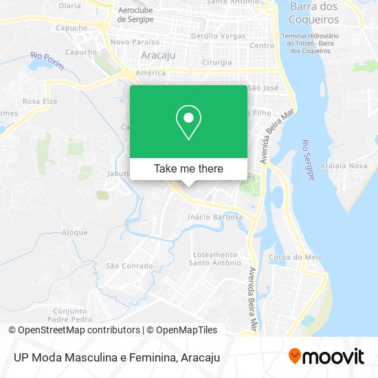 Mapa UP Moda Masculina e Feminina