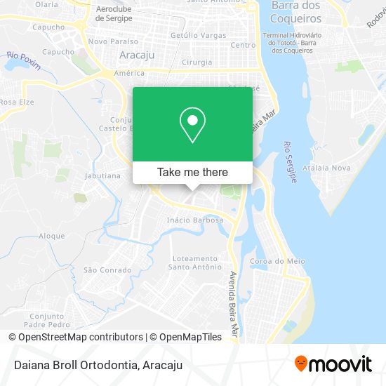 Daiana Broll Ortodontia map