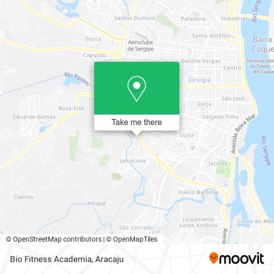 Mapa Bio Fitness Academia
