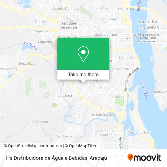Hs Distribuidora de Água e Bebidas map