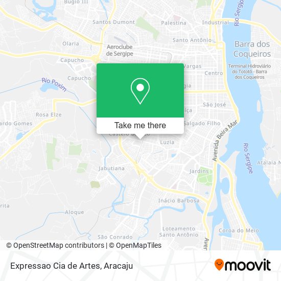 Expressao Cia de Artes map