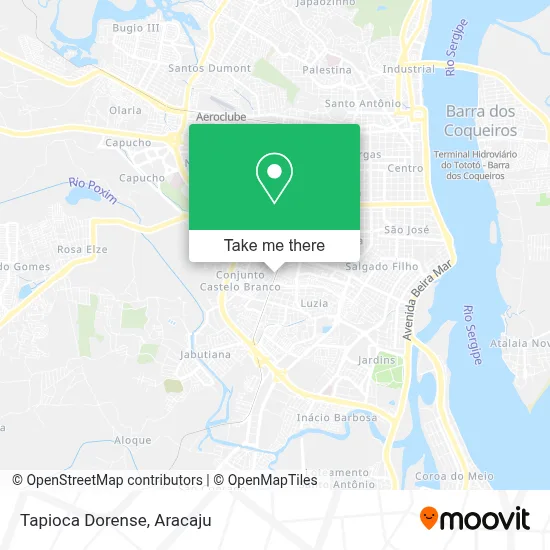 Tapioca Dorense map