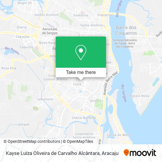 Kayse Luíza Oliveira de Carvalho Alcântara map