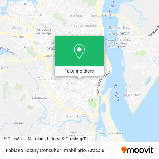 Mapa Fabiano Facury Consultor Imobiliário