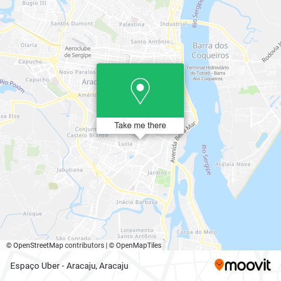 Espaço Uber - Aracaju map