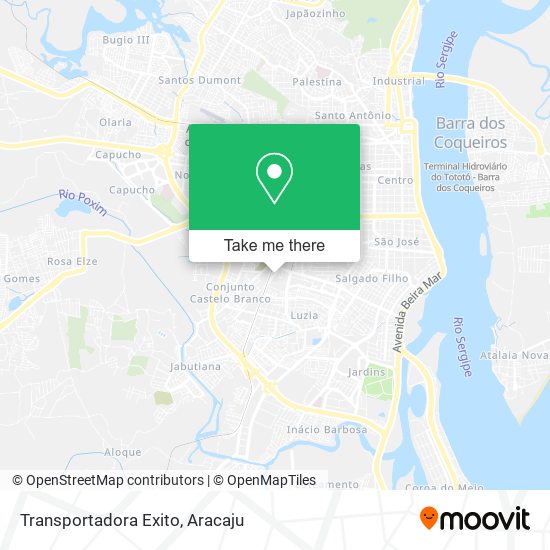 Transportadora Exito map