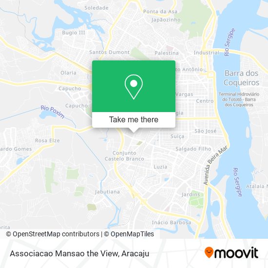 Associacao Mansao the View map