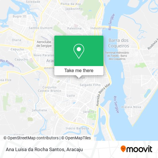 Ana Luísa da Rocha Santos map