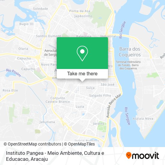 Instituto Pangea - Meio Ambiente, Cultura e Educacao map