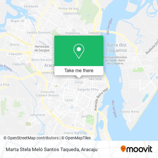 Marta Stela Meló Santos Taqueda map