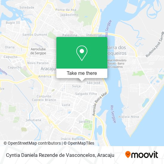 Cyntia Daniela Rezende de Vasconcelos map