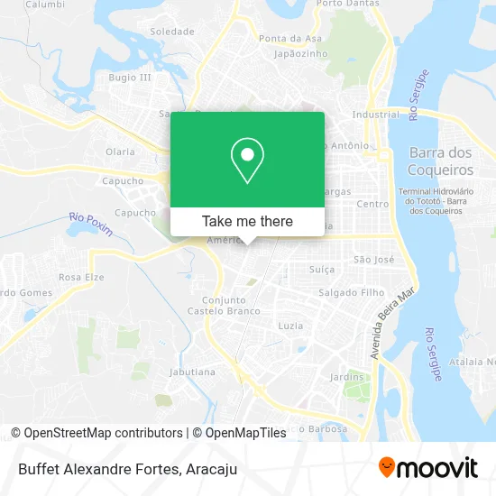 Buffet Alexandre Fortes map