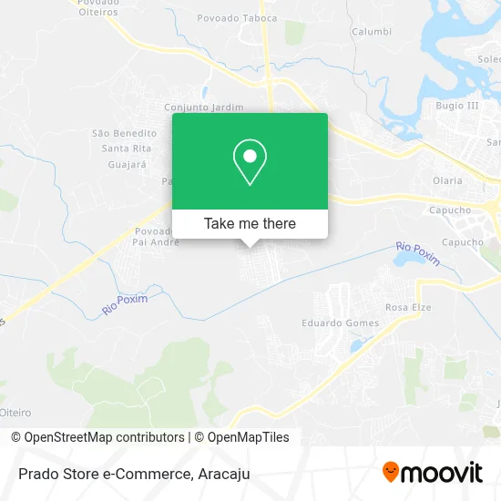 Prado Store e-Commerce map