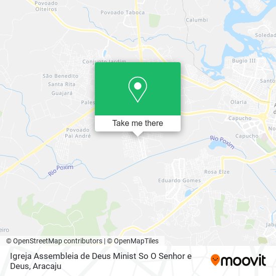 Igreja Assembleia de Deus Minist So O Senhor e Deus map