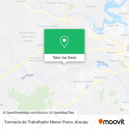 Mapa Farmacia do Trabalhador Menor Preco