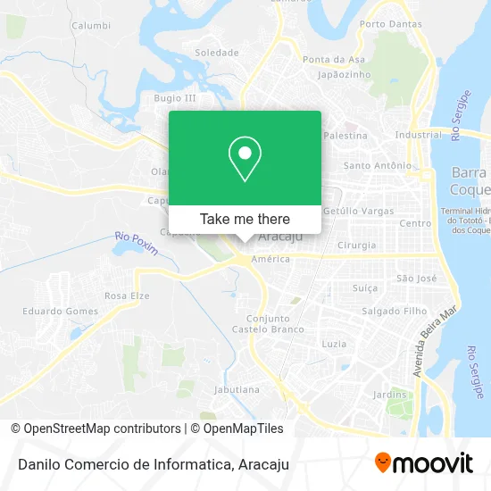 Danilo Comercio de Informatica map