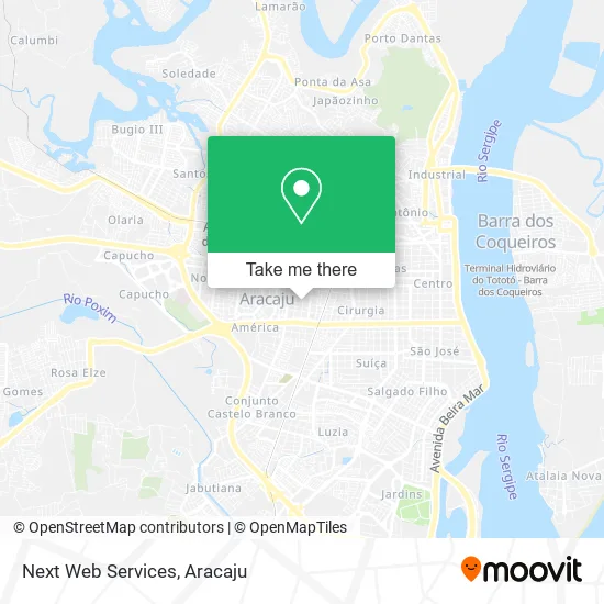 Next Web Services map