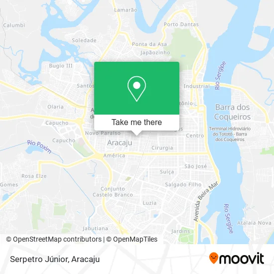Serpetro Júnior map
