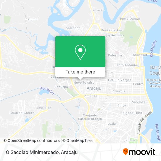 O Sacolao Minimercado map
