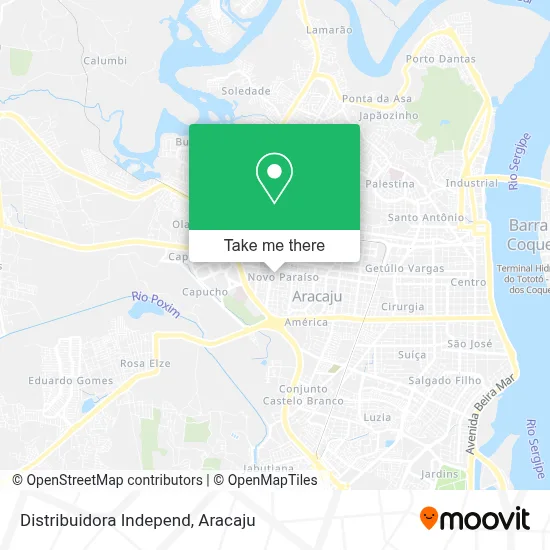 Distribuidora Independ map