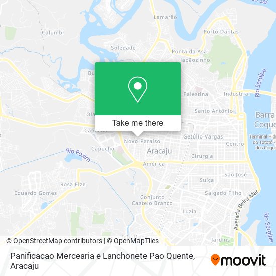 Panificacao Mercearia e Lanchonete Pao Quente map