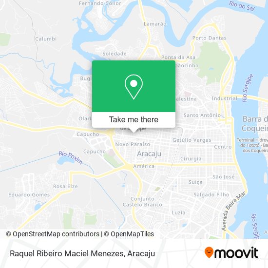 Raquel Ribeiro Maciel Menezes map