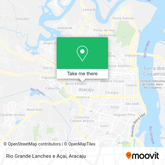 Rio Grande Lanches e Açai map