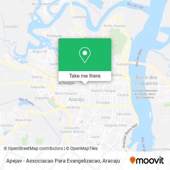 Apejav - Associacao Para Evangelizacao map