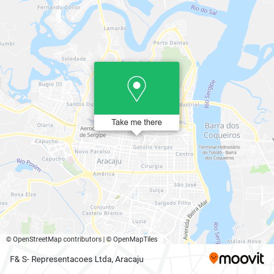 F& S- Representacoes Ltda map