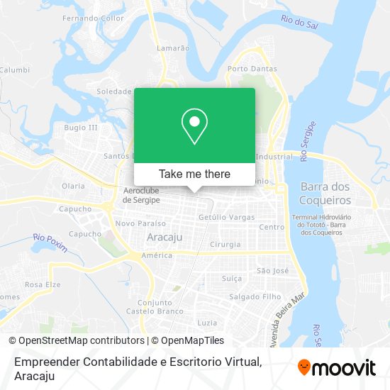 Mapa Empreender Contabilidade e Escritorio Virtual