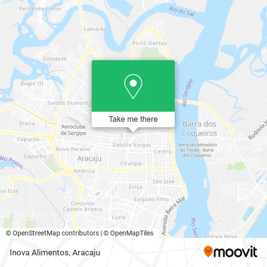 Inova Alimentos map