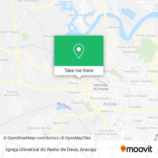 Igreja Universal do Reino de Deus map