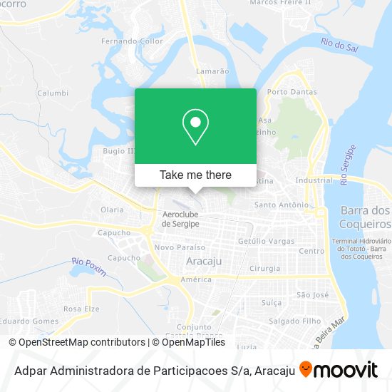 Adpar Administradora de Participacoes S / a map