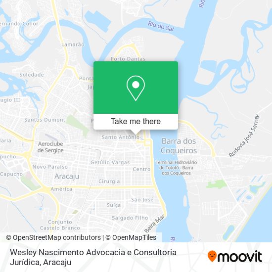 Mapa Wesley Nascimento Advocacia e Consultoria Jurídica